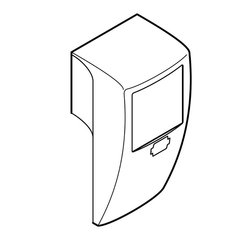 Planet Wattohm - Cadre 45mmx45mm - 1 poste - Pour plinthe Keva 80mmx20mm - PVC Blanc Artic