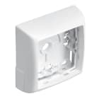 Planet Wattohm - Cadre d'extrémité Appareillage Saillie Legrand - Pour moulure Keva 22x12mm-Blanc