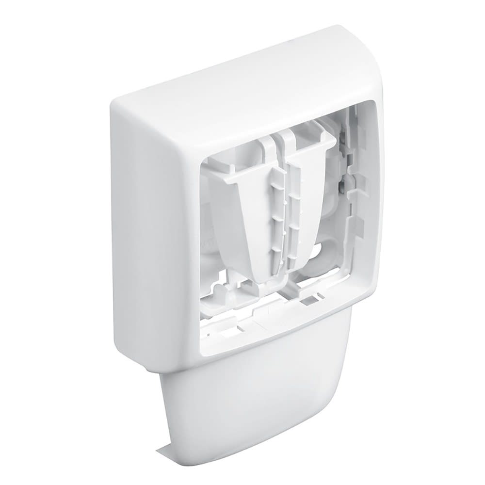 Planet Wattohm - Cadre simple Appareillage Saillie Legrand - Pour moulure Keva 32x12mm - Blanc