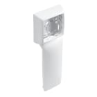 Planet Wattohm - Cadre simple Appareillage Saillie Legrand - Pour plinthe Keva 125x20mm - Blanc