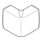 Planet Wattohm - Angle extérieur Variasouple +ou-7° pour moulure Keva 22mmx12mm -PVC Brun