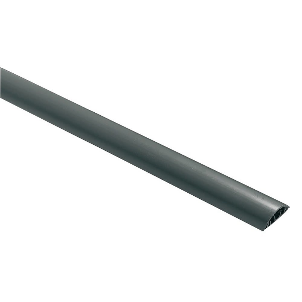 Planet Wattohm - Passage de plancher 50x12mm-Fond+couvercle-3 compartiments-Longueur 2m-Gris 7016