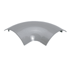 Planet Wattohm - Angle a 90 pour passage de plancher 75mmx18mm - PVC peint couleur alu