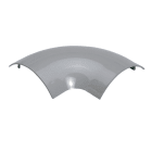 Planet Wattohm - Angle à 90° pour passage de plancher 75mmx18mm - PVC peint couleur alu