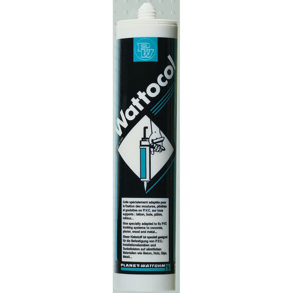 Planet Wattohm - Cartouche de colle rigide pour fixation des moulures Keva - 300cc