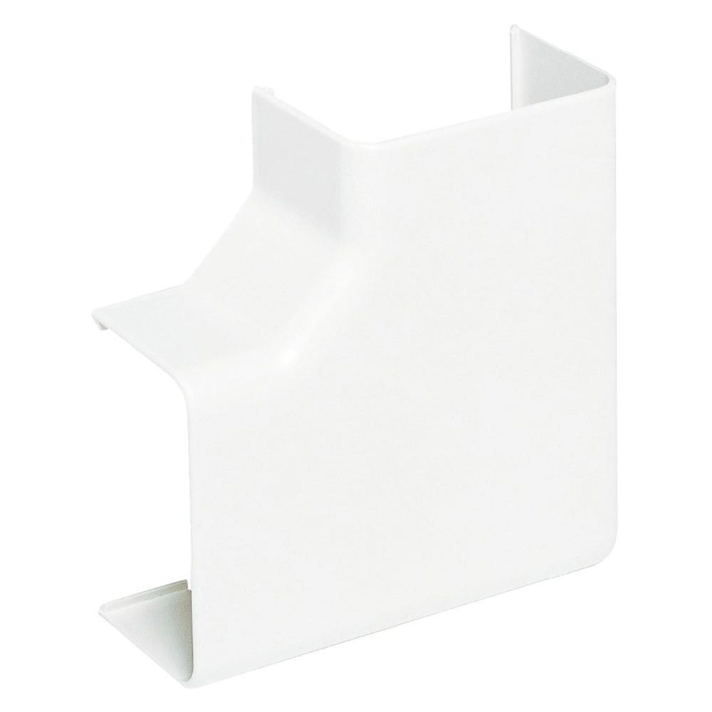 Planet Wattohm - Angle plat - Pour goulotte de climatisation Viaclim 100x60mm - Blanc 9010