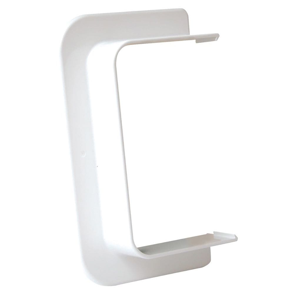 Planet Wattohm - Traversée de cloison droite-Pour goulotte de climatisation Viaclim 70x40mm-Blanc