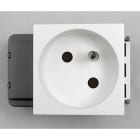 Planet Wattohm - Prise 2P+T Logix - 2 modules - 16A - 250V - Bornes auto