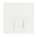 Planet Wattohm - Prise RJ45 catégorie 6 Logix - Ecrantée FTP - 2 modules - Blanc Artic