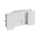 Planet Wattohm - Prise RJ45 catégorie 6A Logix - Blindée STP - 2 modules - 10 Gbit/s -Blanc Artic