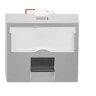 Planet Wattohm - Prise RJ45 catégorie 6 Logix - 8 contacts UTP - 2 modules - Alumnic RAL 9016