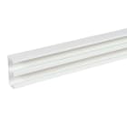 Planet Wattohm - Goulotte Logix 45-130x50-2 compartiments-2m-Livré sans couvercle-PVC Blanc Artic