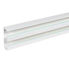 Planet Wattohm - Goulotte Logix 45-160x50-2 compartiments-Livré sans couvercle-PVC Blanc Artic