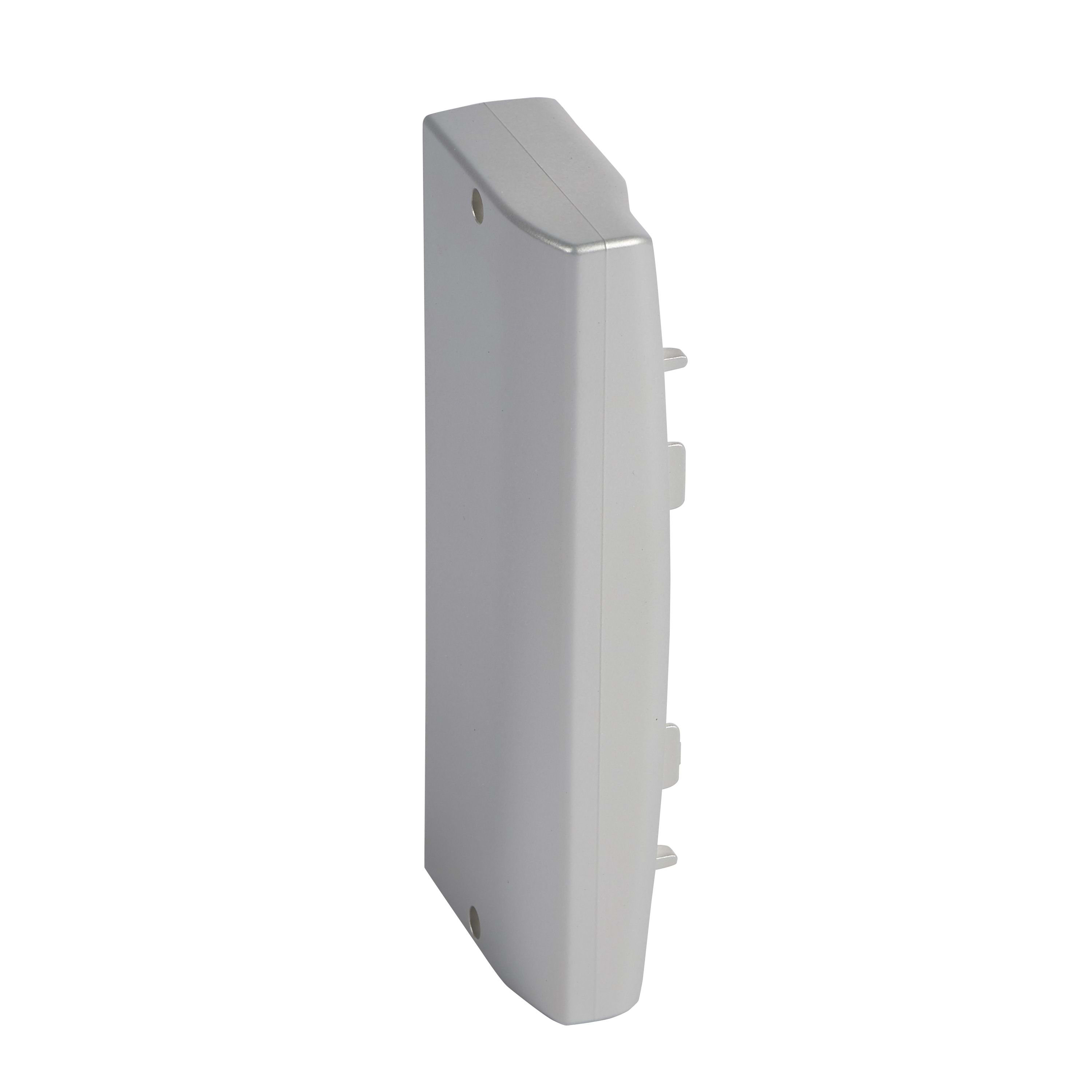 Planet Wattohm - Embout - Pour goulotte Logix et Logix ZH 130x50mm - Alumnic