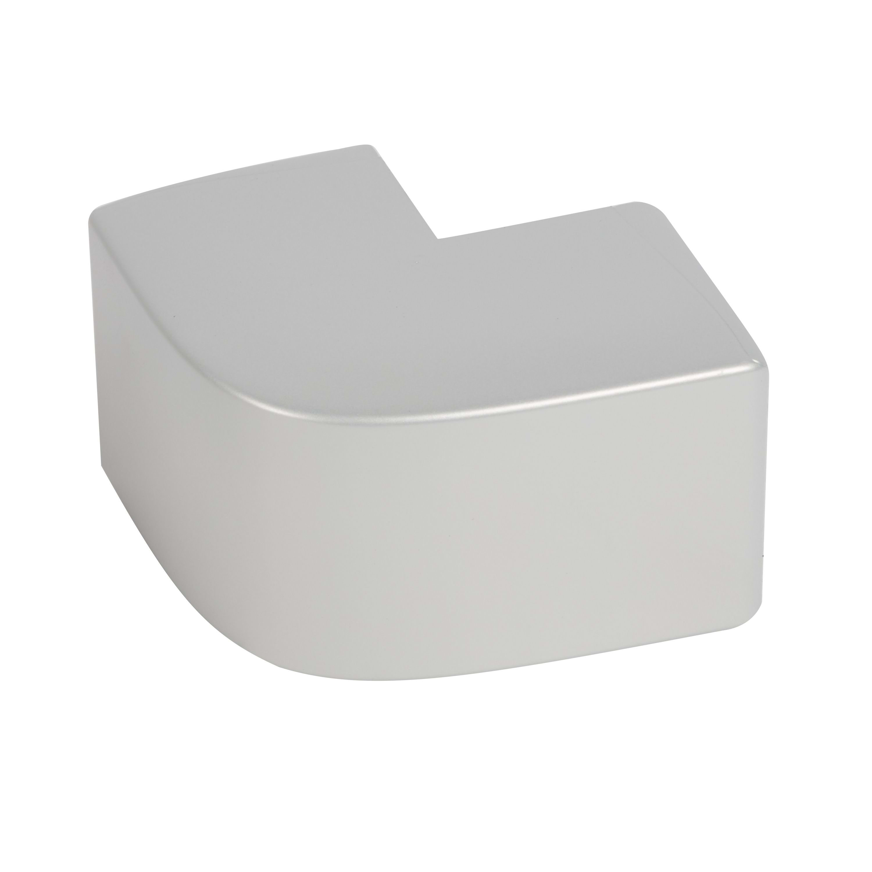 Planet Wattohm - Angle extérieur variable 60° à 120° - Pour goulotte Logix 50x50mm - Alumnic