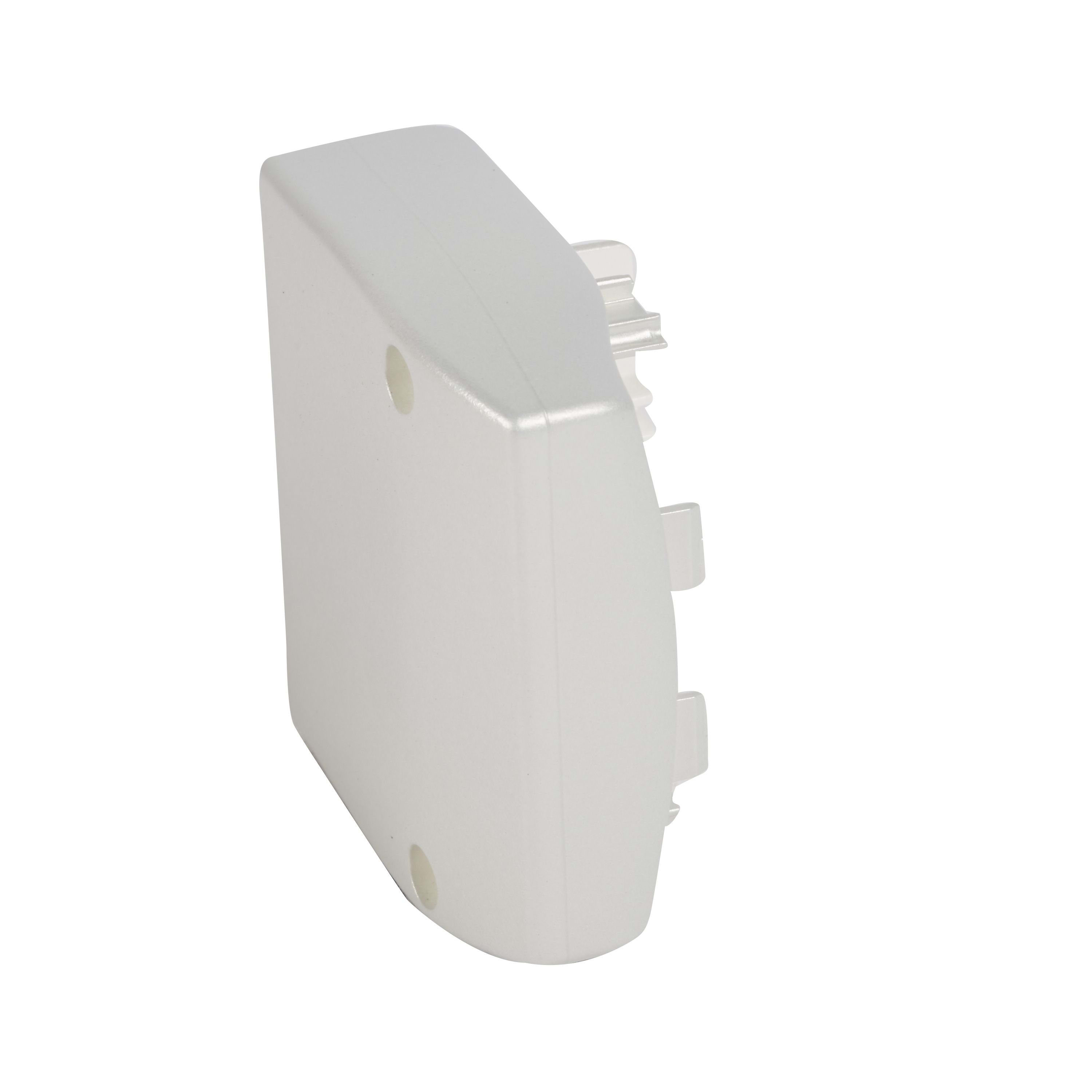 Planet Wattohm - Embout - Pour goulotte Logix 50x50mm - Alumnic