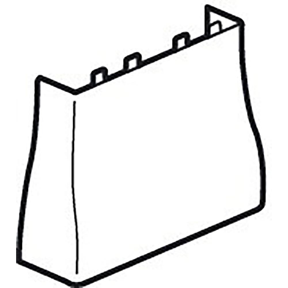 Planet Wattohm - Cornet d'épanouissement - Pour goulotte GTL Viadis 18 modules - Blanc Artic