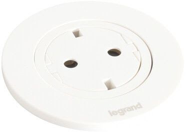 Planet Wattohm - Disq60 Incara 2P+T Schuko Surface et cordon 2m Wieland - blanc