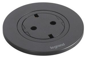 Planet Wattohm - Disq60 Incara 2P+T Schuko Surface et cordon 2m - métal