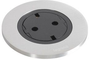 Planet Wattohm - Disq60 Incara 2P+T Schuko Surface et cordon 2m - noir avec couvercle