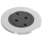 Planet Wattohm - Disq60 Incara 2P+T Schuko Surface et cordon 2m - noir avec couvercle