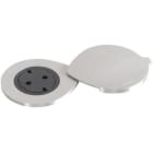 Planet Wattohm - Disq60 Incara 2P+T Schuko Surface et cordon 2m Wieland - noir avec couvercle