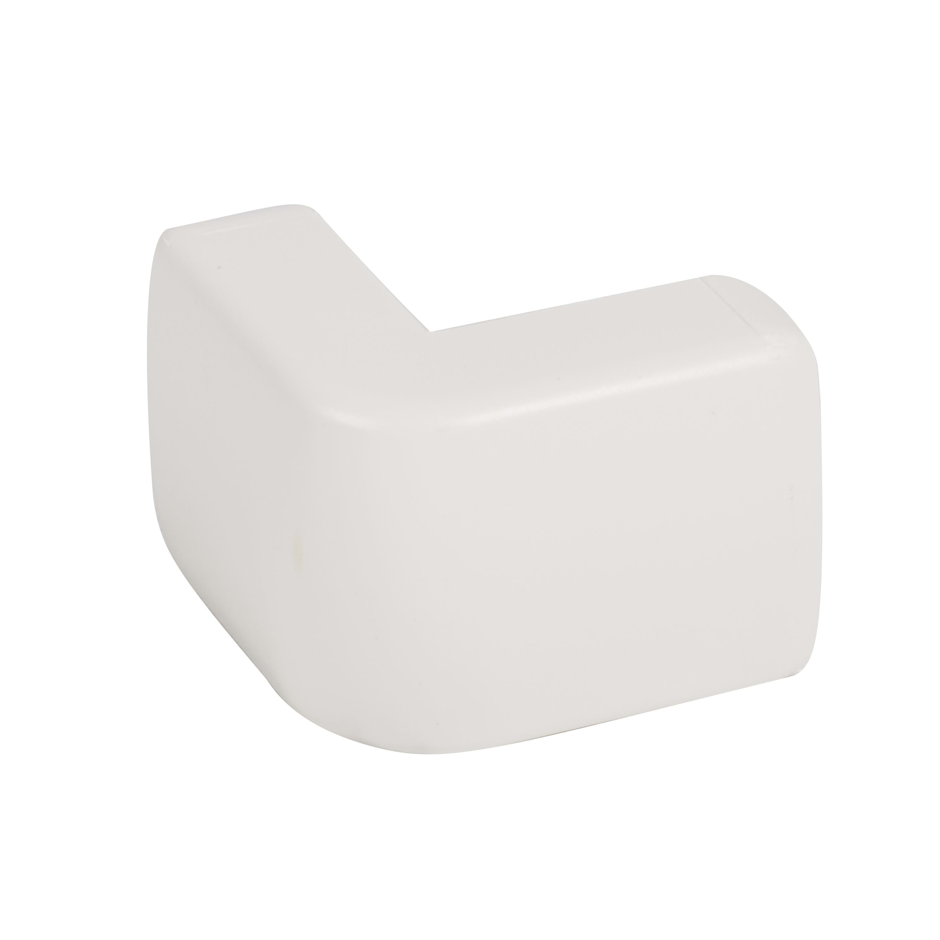 Planet Wattohm - Angle extérieur Variasouple pour moulure Keva 20mmx10mm - PVC Blanc Artic