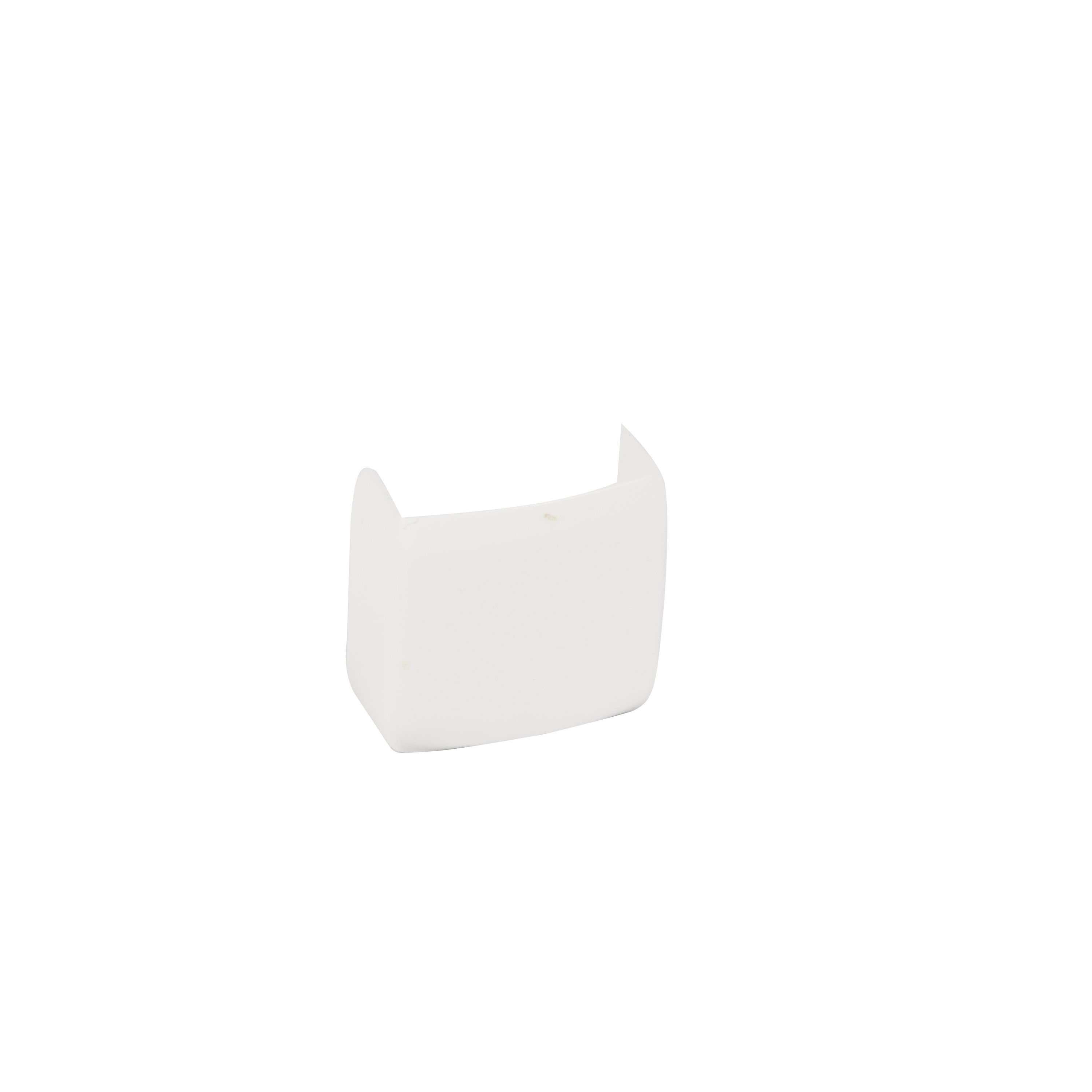 Planet Wattohm - Embout pour moulure Keva 20mmx10mm - PVC Blanc Artic
