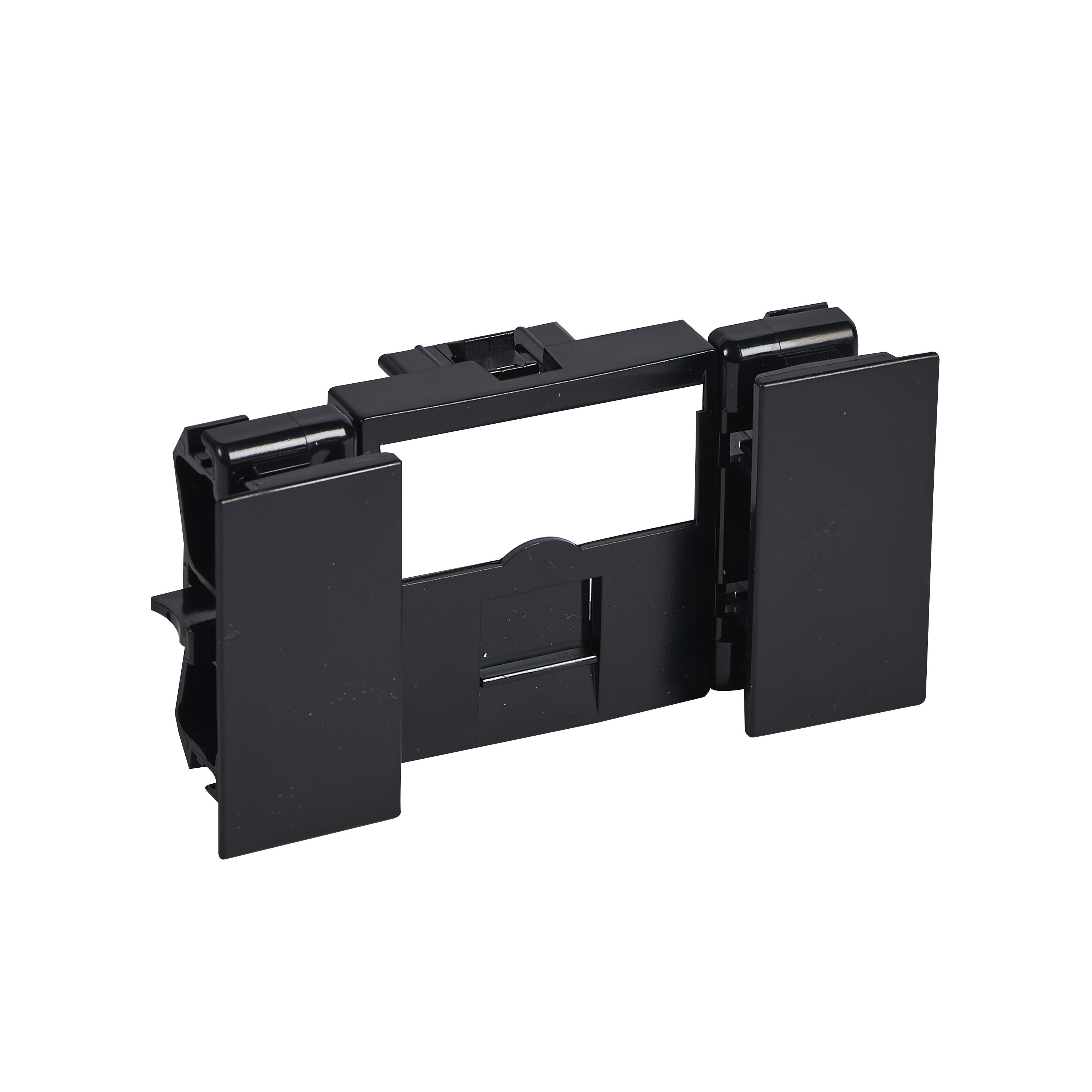 Planet Wattohm - Prise RJ45 catégorie 6 Logix - 8 contacts UTP - 2 modules - Noir