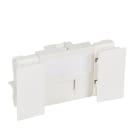 Planet Wattohm - Prise RJ45 catégorie 6 Logix - Ecrantée FTP -2 modules-Blanc Artic antimicrobien