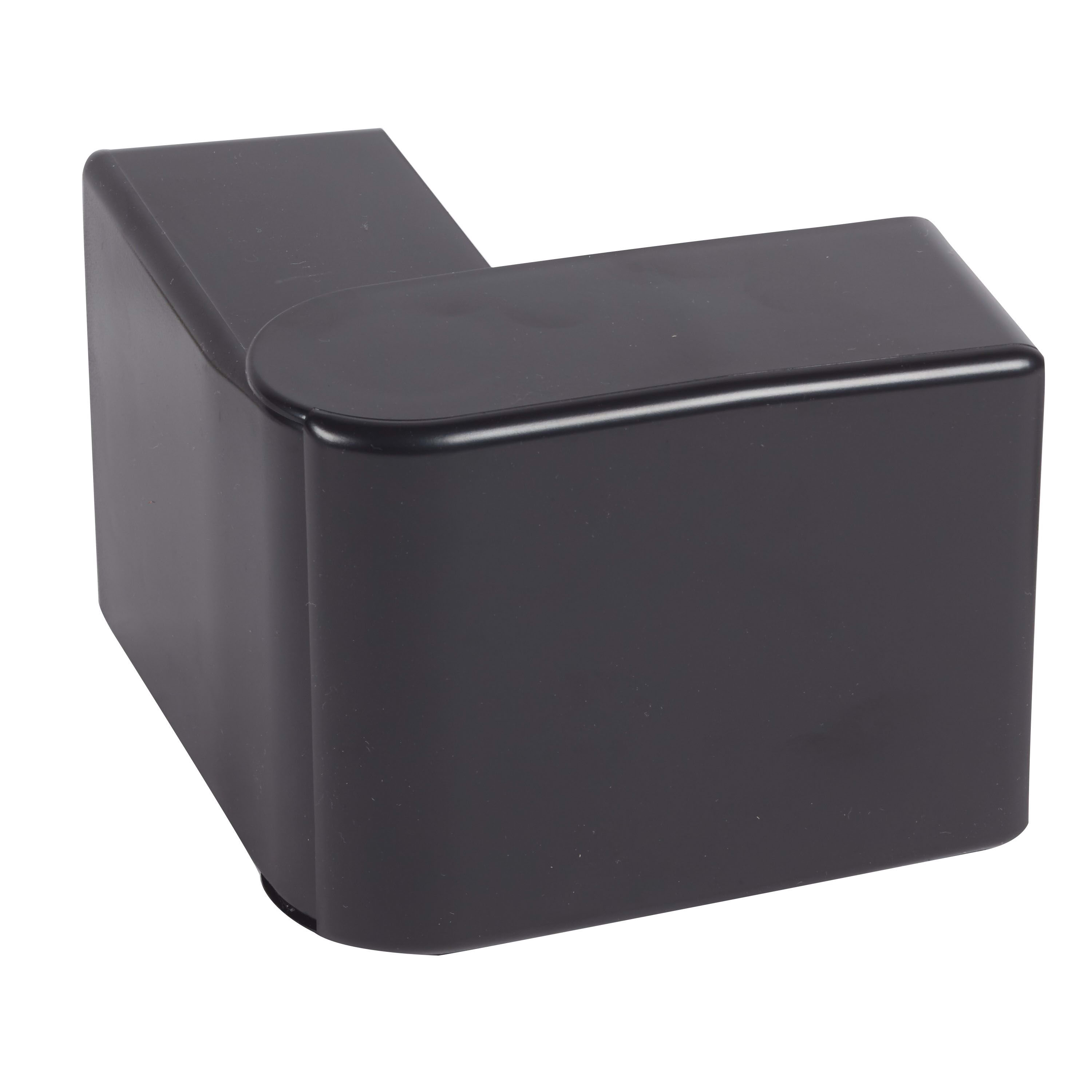 Planet Wattohm - Angle extérieur variable 60°à 120°-Pour goulotte Logix et Logix ZH 85x50mm-Noir