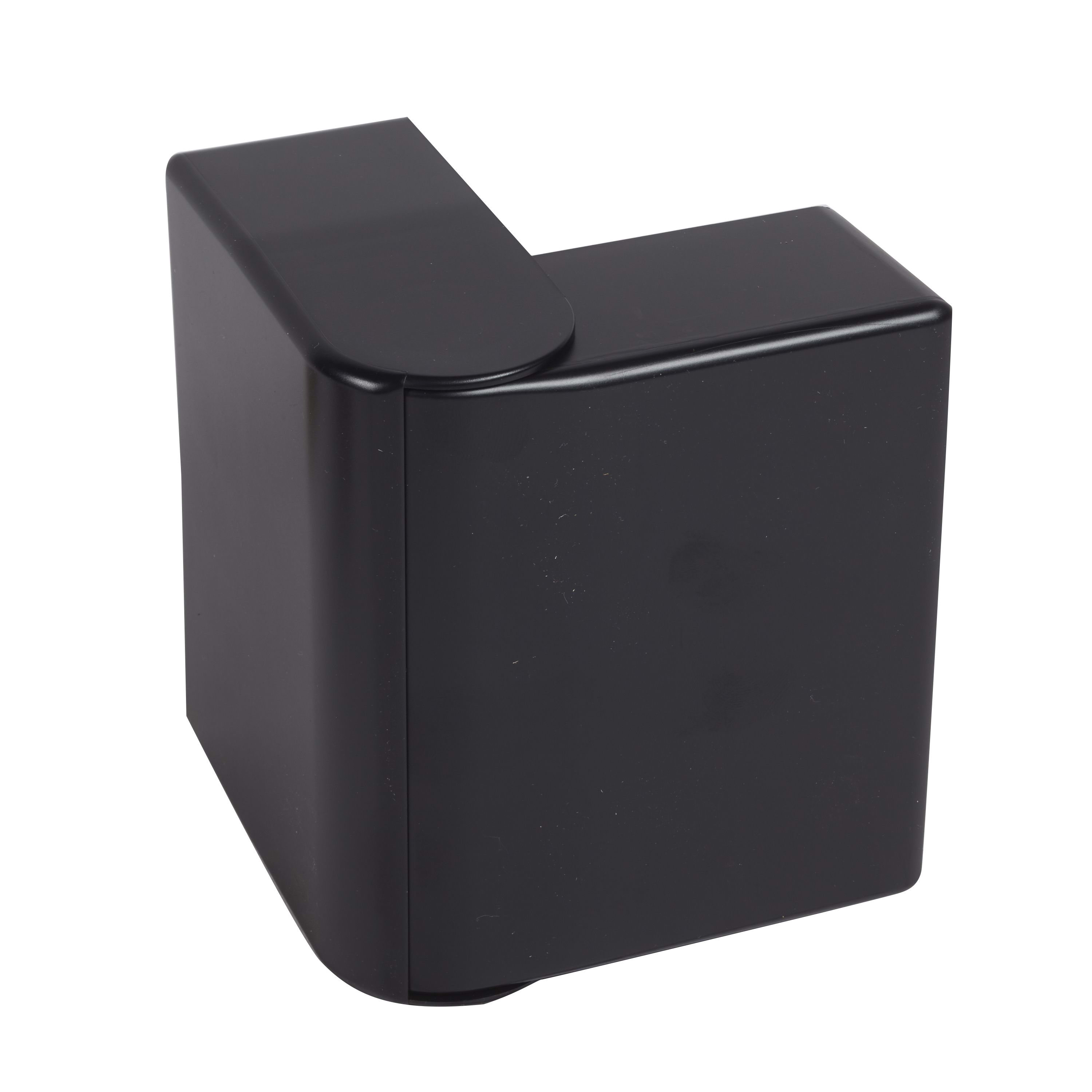 Planet Wattohm - Angle extérieur variable 60°à 120°-Pour goulotte Logix et Logix ZH 130x50mm-Noir