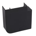 Planet Wattohm - Angle plat - Pour goulotte Logix et Logix ZH 130x50mm - Noir