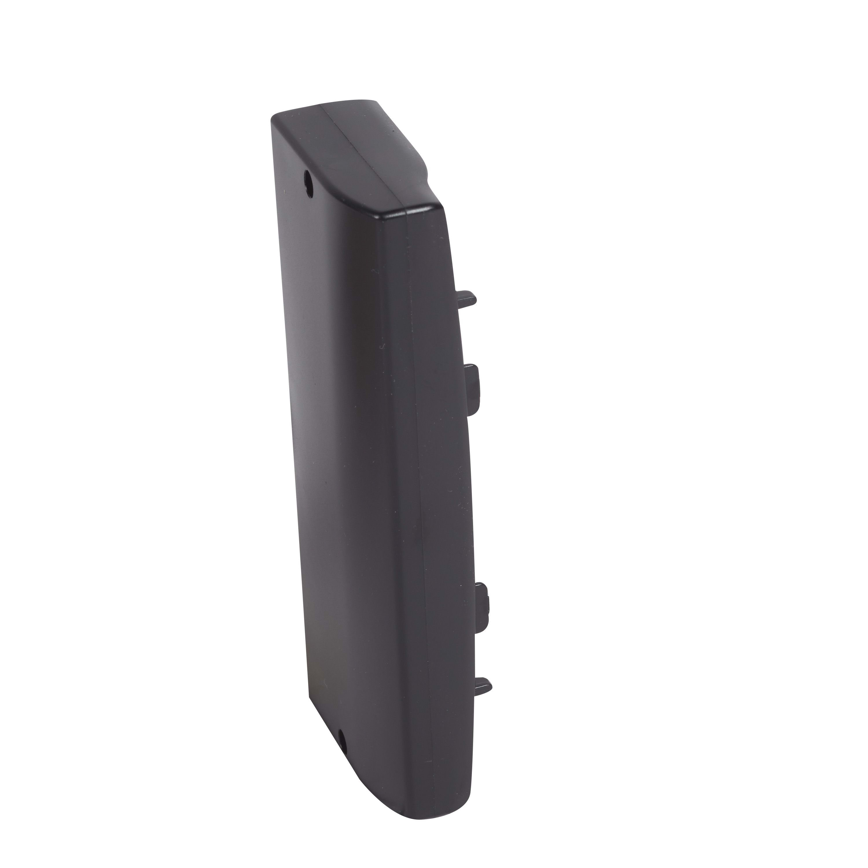 Planet Wattohm - Embout - Pour goulotte Logix et Logix ZH 130x50mm - Noir