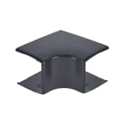 Planet Wattohm - Angle intérieur variable 80° à 120° - Pour goulotte Logix 50x50mm - Noir