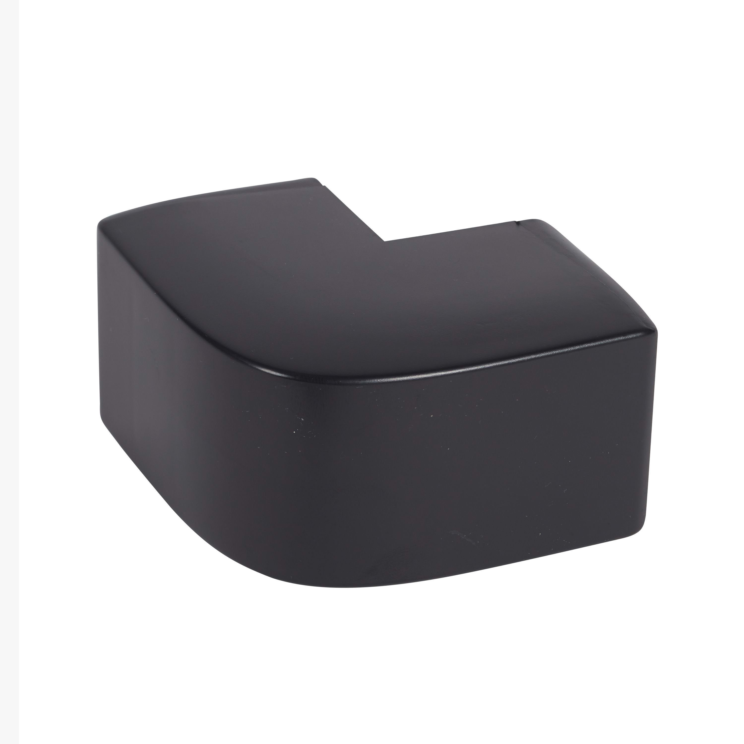 Planet Wattohm - Angle extérieur variable 60° à 120° - Pour goulotte Logix 50x50mm - Noir