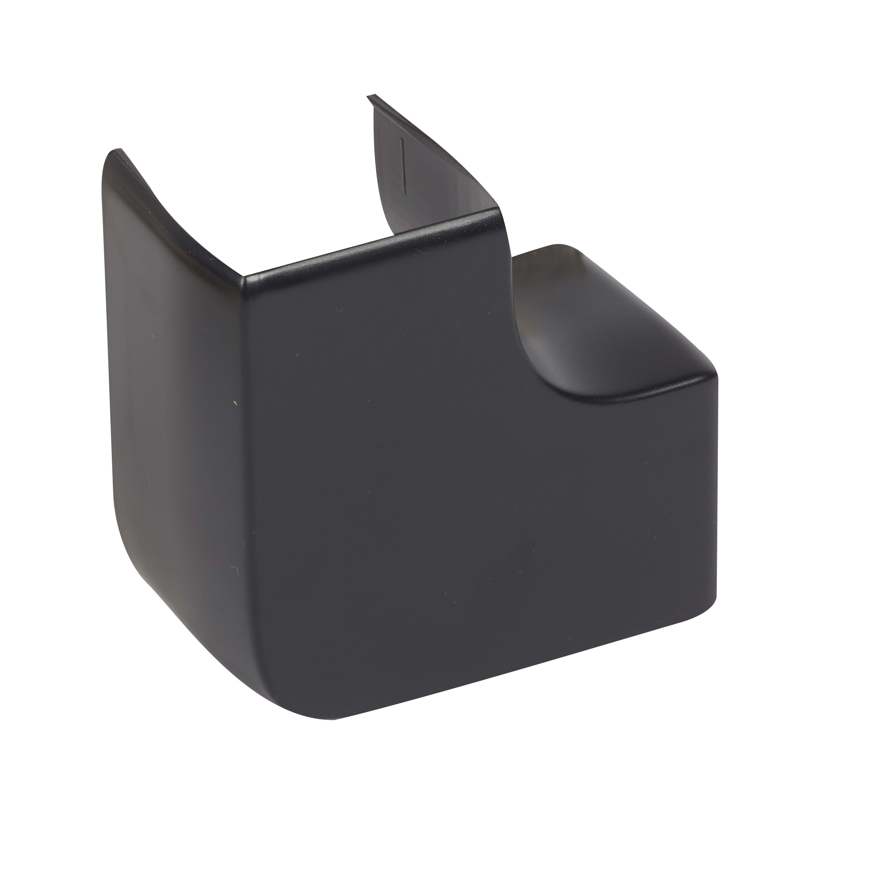 Planet Wattohm - Angle plat - Pour goulotte Logix 50x50mm - Noir