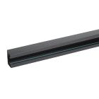 Planet Wattohm - Goulotte Logix 45-85x50mm-1 compartiment-2m-Livré sans couvercle-PVC Noir