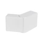 Planet Wattohm - Angle extérieur variable 60°à 120°-Goulotte Logix 85x50mm-Blanc antimicrobien