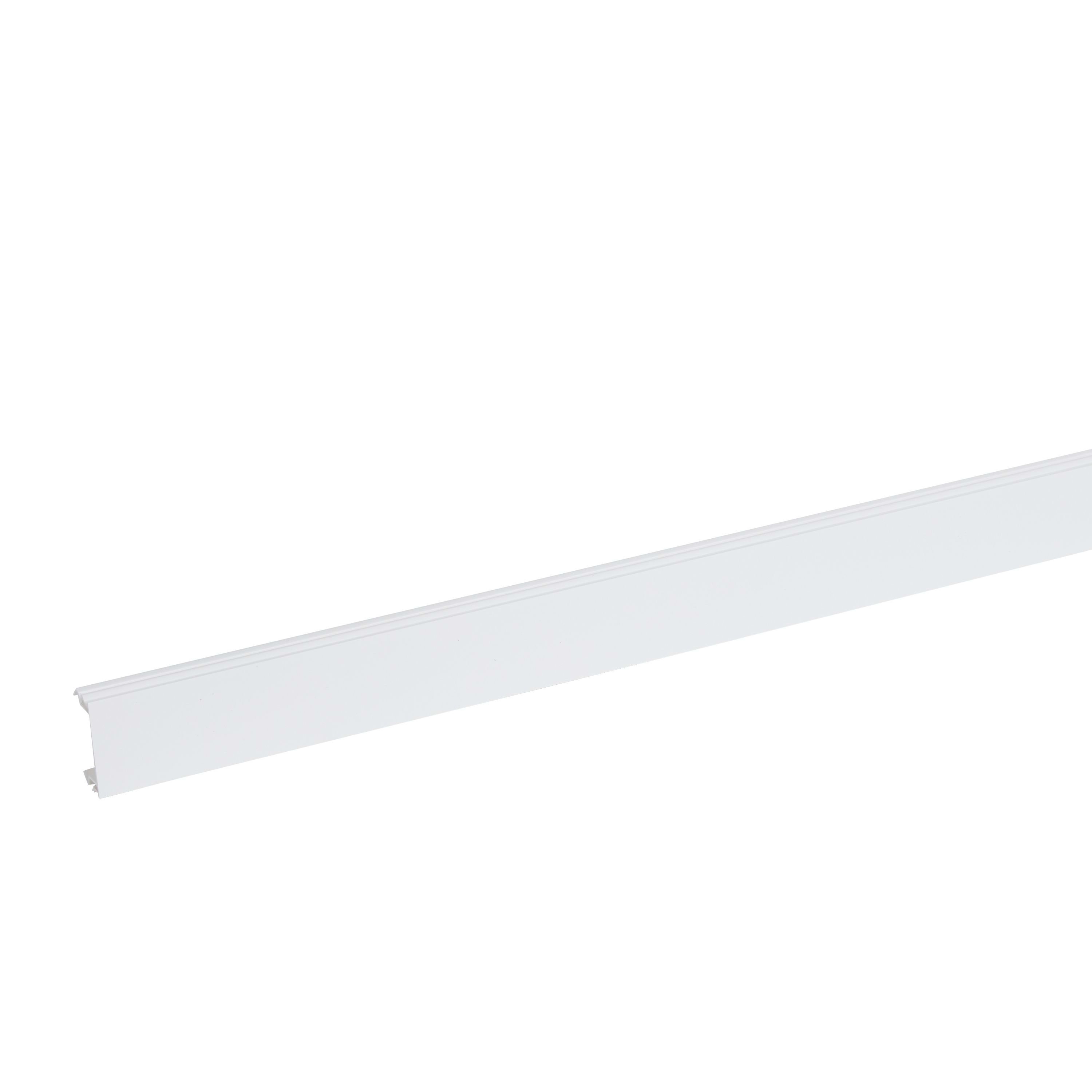Planet Wattohm - Couvercle - Pour goulotte Logix 45 antimicrobienne - Blanc antimicrobien