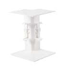 Planet Wattohm - Angle intérieur non variable - Pour goulotte Logix 45 100x50mm - Blanc Artic