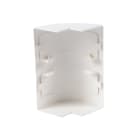 Planet Wattohm - Angle extérieur non variable - Pour goulotte Logix 45 130x50mm - Blanc Artic