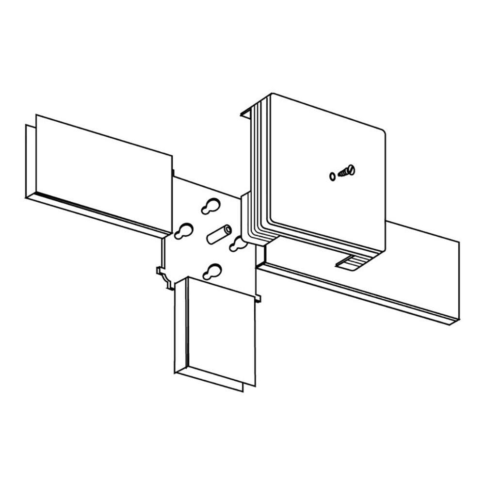 Planet Wattohm - Boîte dérivation Keva et Viadis-Hauteur 85mm-Largeur 180mm-Profondeur 180mm-Gris