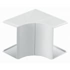 Planet Wattohm - Angle intérieur variable +ou-5°- Pour goulotte distribution Viadis 25x25mm-Blanc