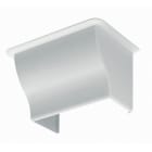 Planet Wattohm - Sortie de plafond -Pour goulotte de distribution Viadis 25x25mm-PVC Blanc Artic