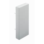 Planet Wattohm - Embout a visser - Pour goulotte de distribution Viadis 40x40mm -PVC Blanc Artic