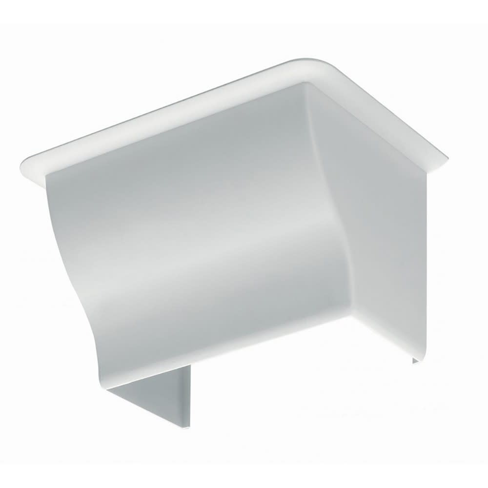 Planet Wattohm - Sortie de plafond -Pour goulotte de distribution Viadis 90x40mm-PVC Blanc Artic
