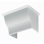 Planet Wattohm - Sortie de plafond -Pour goulotte de distribution Viadis 90x40mm-PVC Blanc Artic