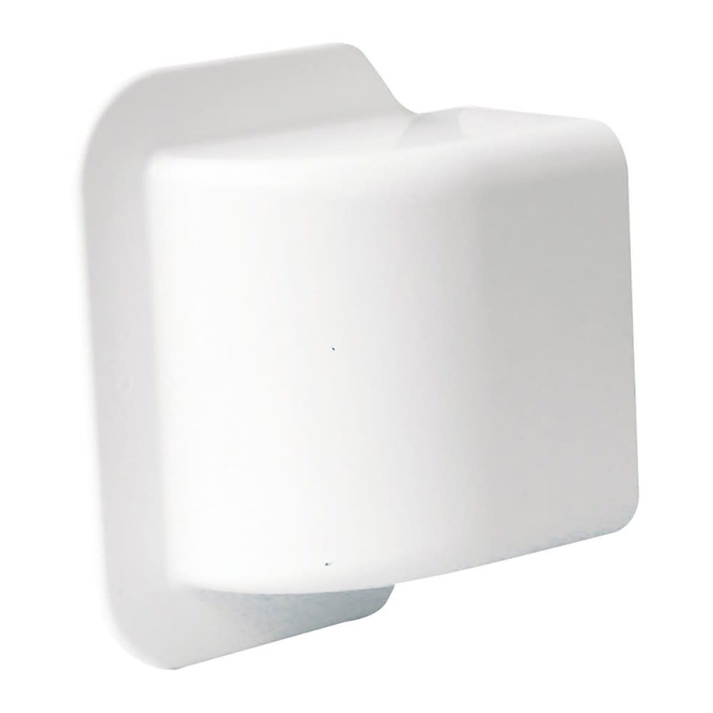 Planet Wattohm - Traversée de cloison coudée-Pour goulotte de distribution Viadis 120x60mm-Blanc