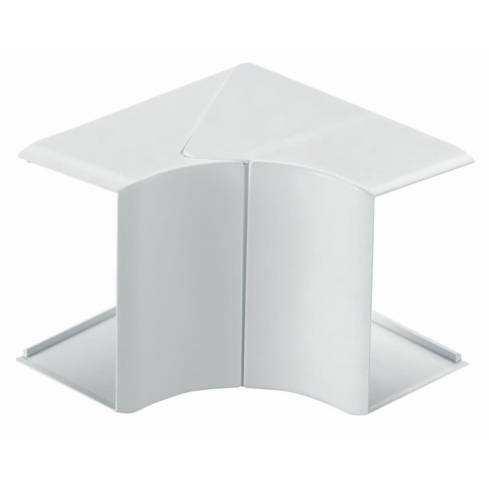 Planet Wattohm - Angle intérieur variable +ou-5°-Pour goulotte distribution Viadis 120x80mm-Blanc